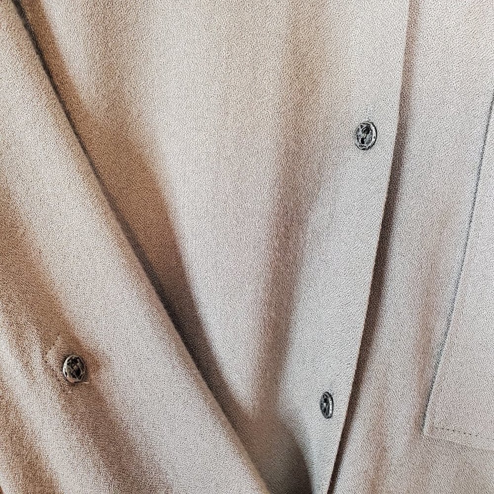 Helmut Lang - Wool Blend - Aysmmetrical Shirt Dress - Size 2 - Picture 9 of 12